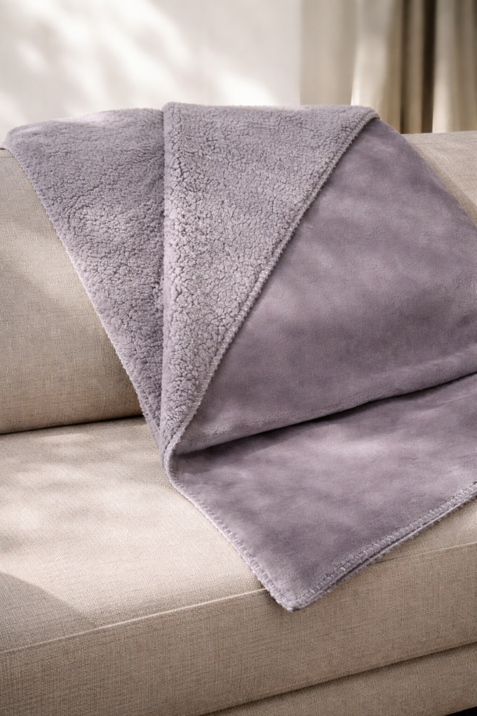 Кувертюра за диван - графит - 150 х 200 см.