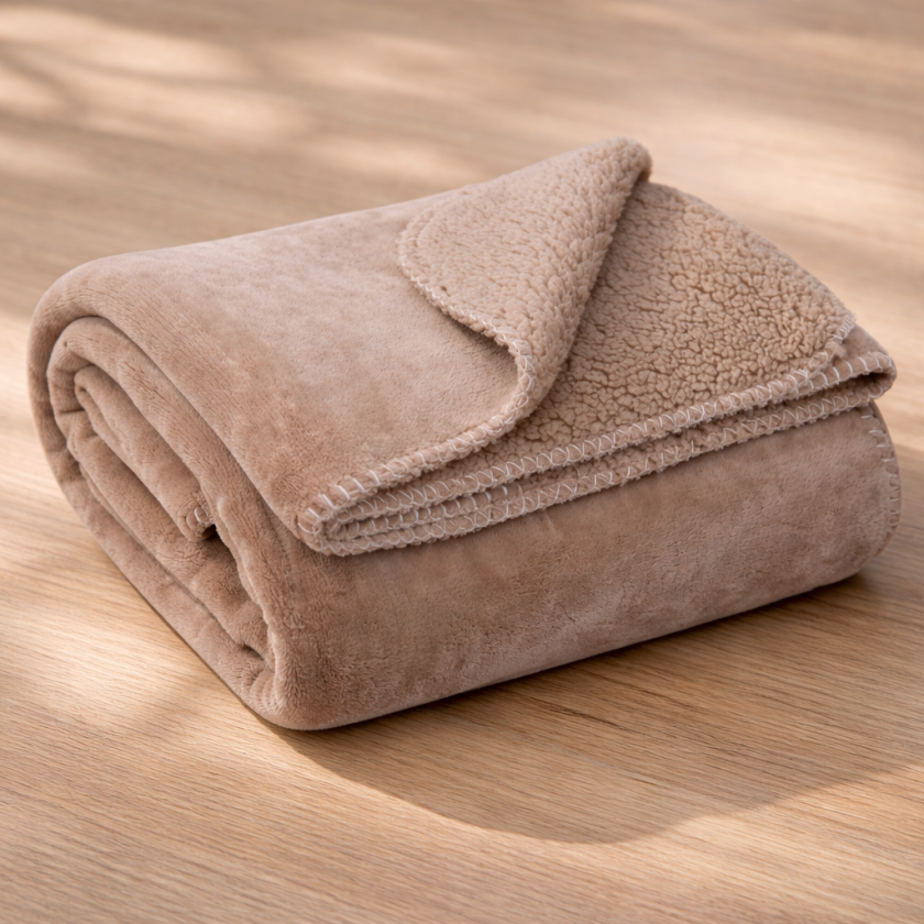 Покривка за диван - бежова - 130 х 160 см.