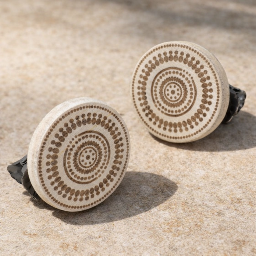 Декоративен аксесоар за пердета и завеси - кръгъл - 2 бр.