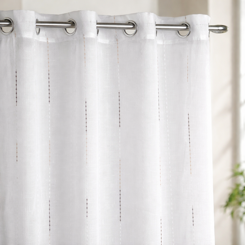 Завеса - екрю - 140 х 250 см.