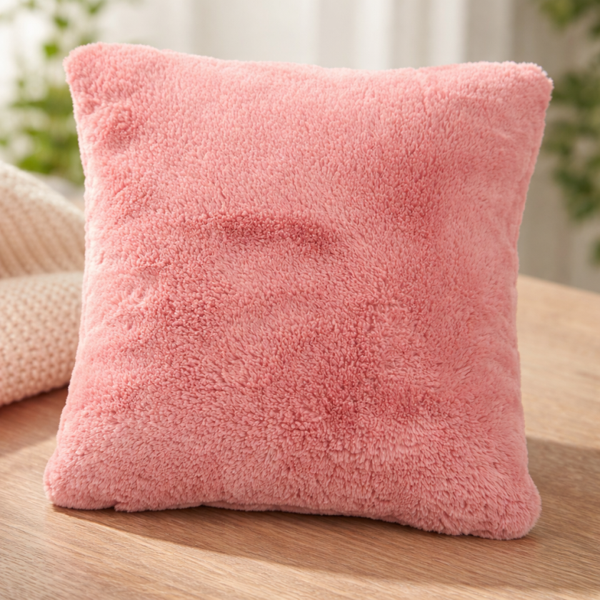 Декоративна възглавница - розова - 40 х 40 см.