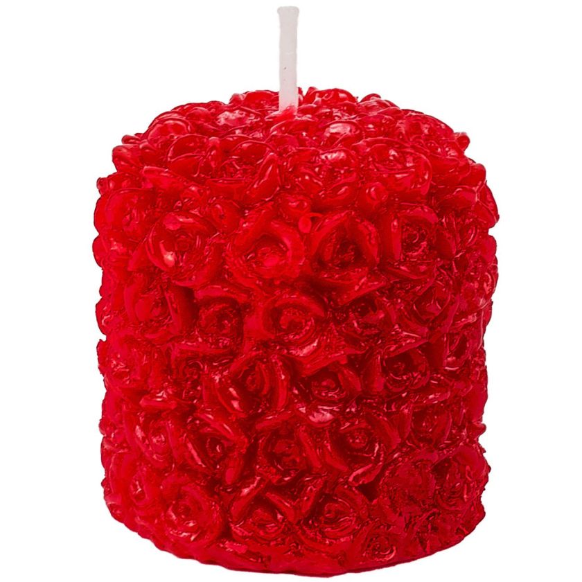 Ароматна свещ релефна - рози - 135 гр.