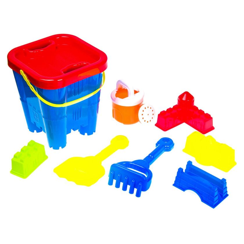 Комплект за пясък - замък - 8 части