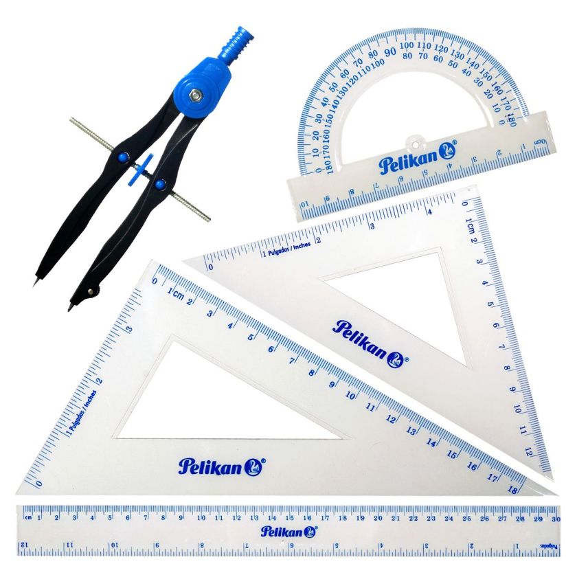 Чертожен комплект - 5 части - PELIKAN