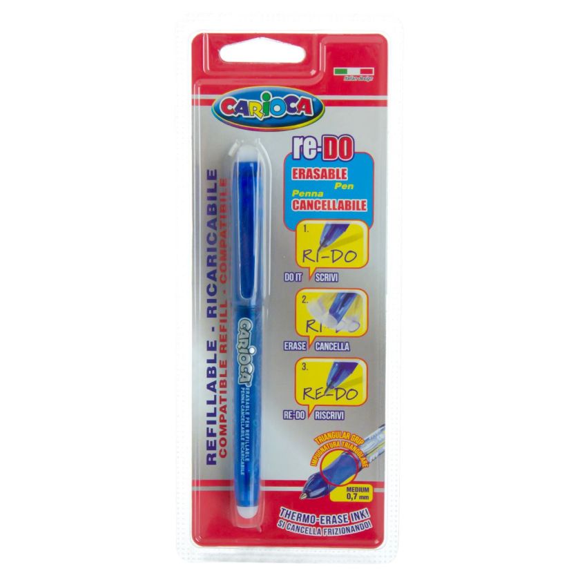 Химикалка - изтриваема - синя - CARIOCA