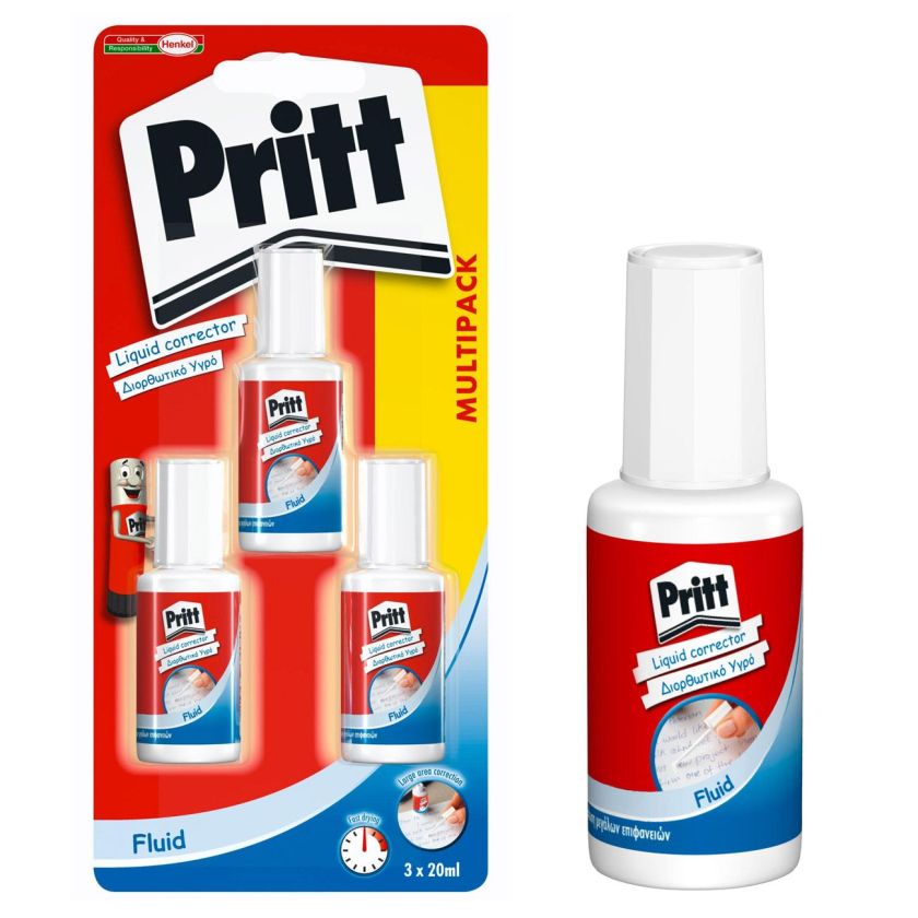 Коректори - течни - PRITT - 3 х 20 мл.