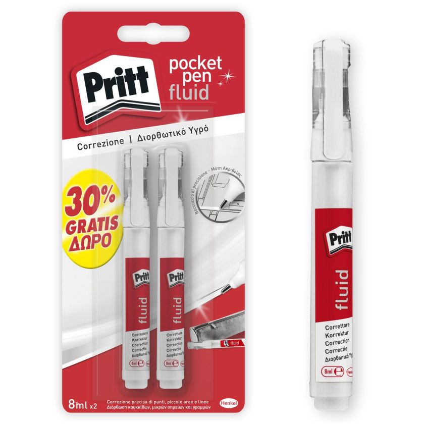 Коректори - писалка PRITT - 2 х 8 мл.