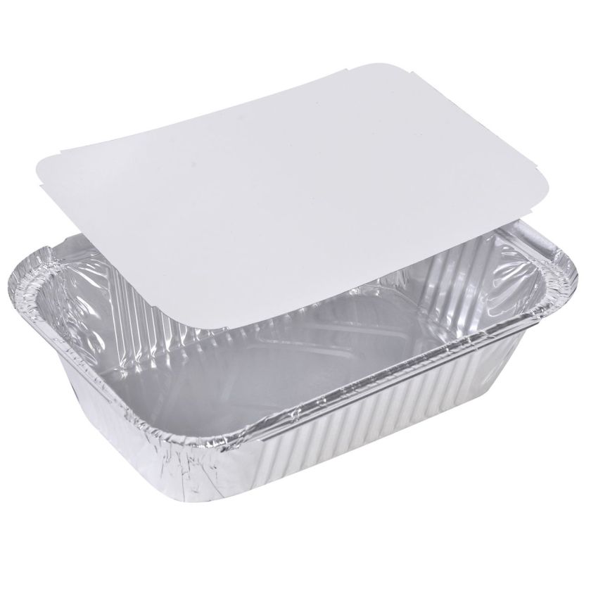 Алуминиева тава с капак - 22.5 х 15 см. - 5 бр.