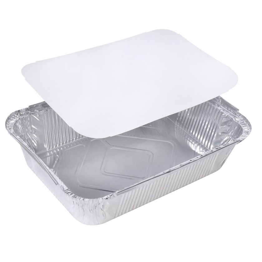 Алуминиева тава с капак - 26 х 19 см. - 3 бр.