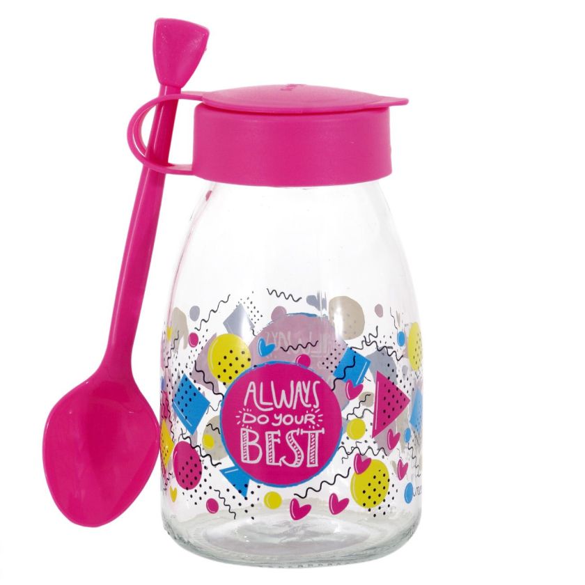 Буркан - цикламен - с лъжица - 500 мл.