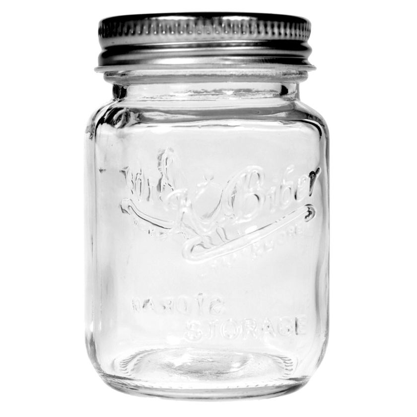 Буркан - стъклен - 5 х 8 см.