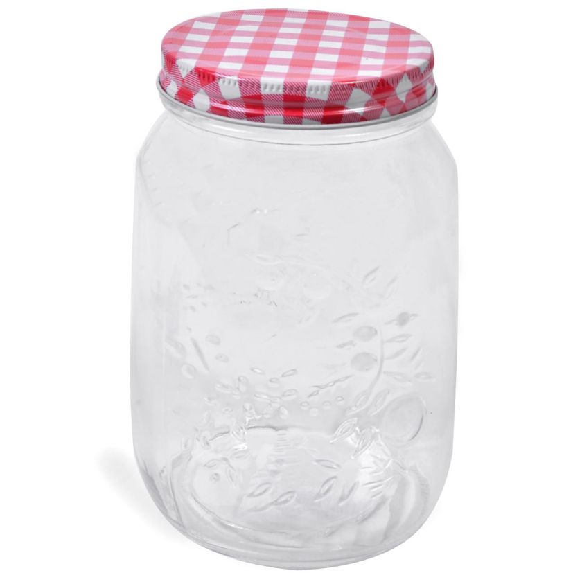 Буркан - стъклен - 8.5 х 17 см.