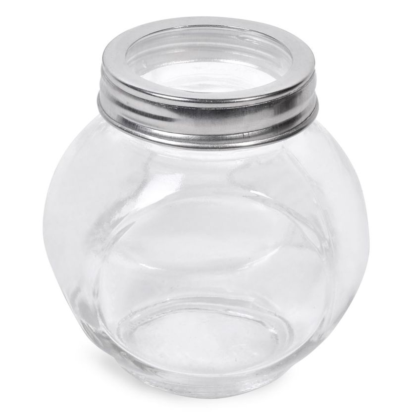 Буркан - стъклен - сфера - 200 мл. - 3 бр.