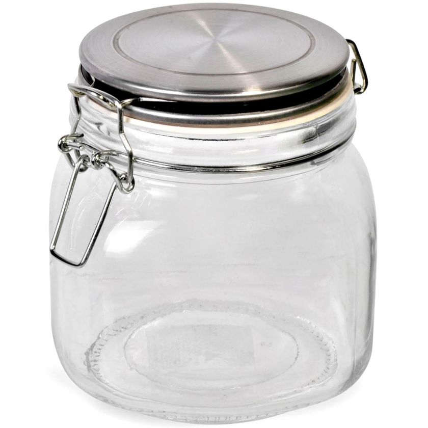 Буркан - стъклен - метален механизъм