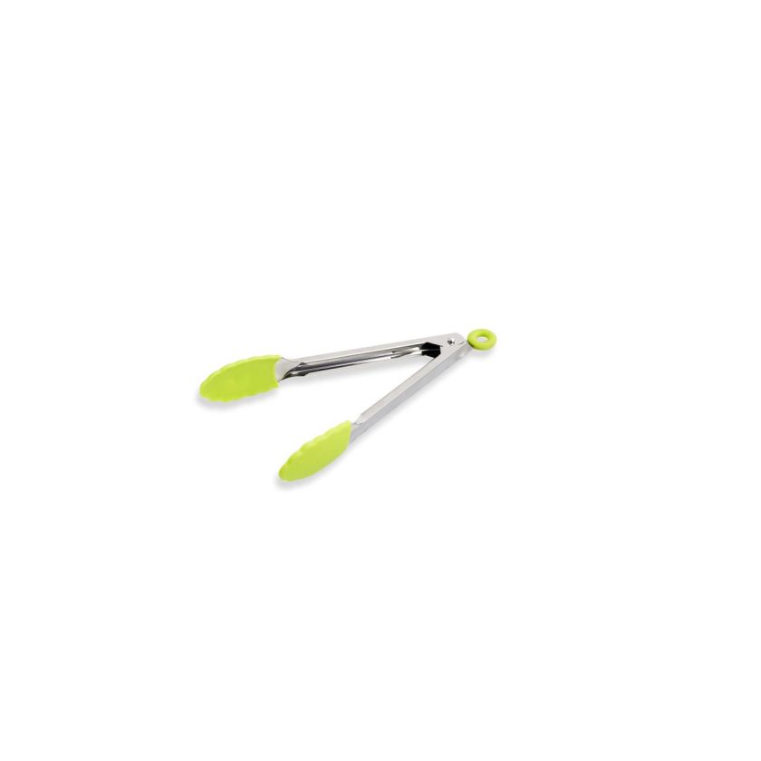 Кухненска щипка - силиконова - зелена