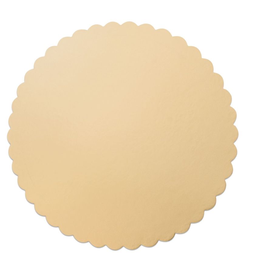 Подложка за торта - златиста - 2 бр.