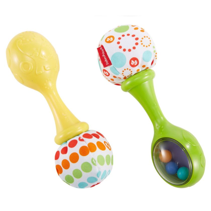 Многоцветни маракаси за бебета