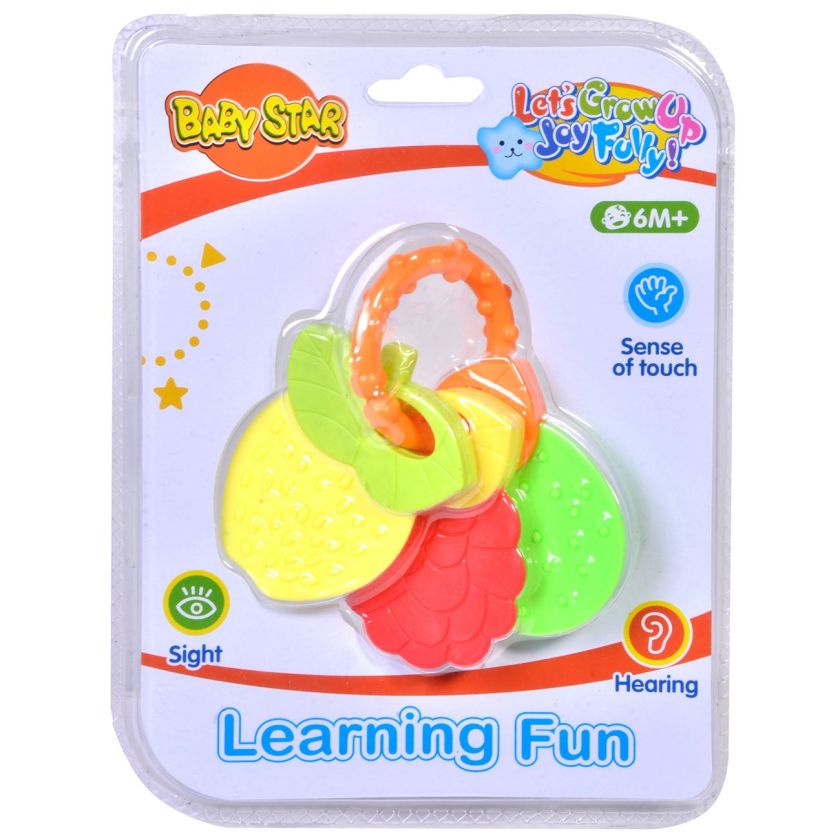 Силиконова гризалка - плодове - 12 см.