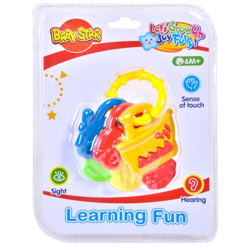 Силиконова гризалка - многоцветна - 15 см.