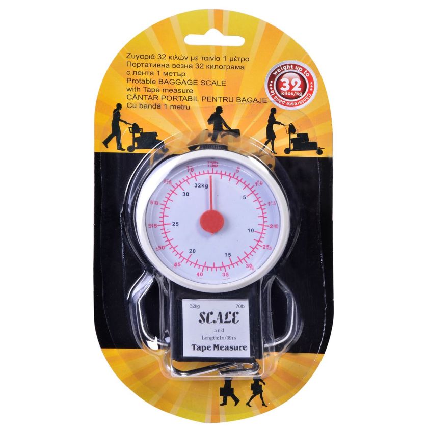 Портативна везна за багаж + ролетка