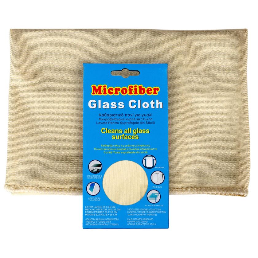 Микрофибърна кърпа за прозорци - 35 х 35 см.