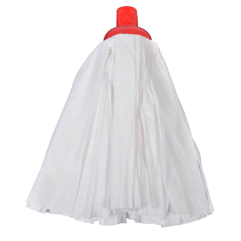 Бърсалка за под - бяла - ленти - 24 см.