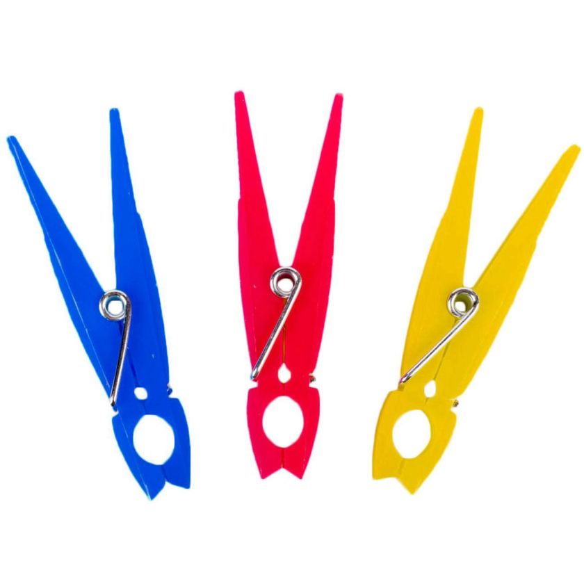 Щипки за пране - 9 см. - 16 бр.