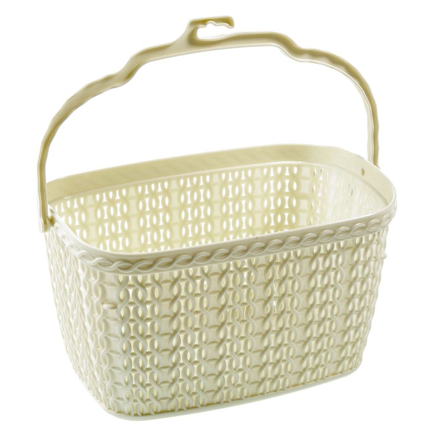 Кошница за щипки за пране - слонова кост