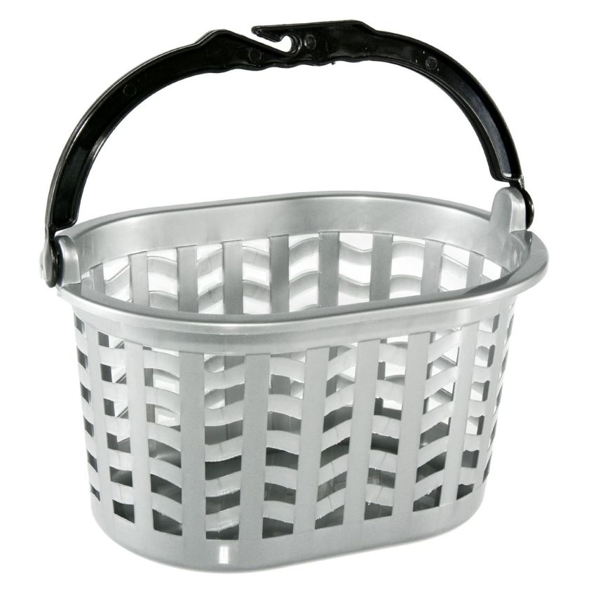 Кошница за щипки за пране - сребриста