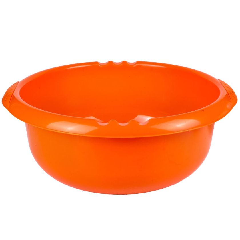 Леген с дръжки - назъбен - пластмасов - 10 л.