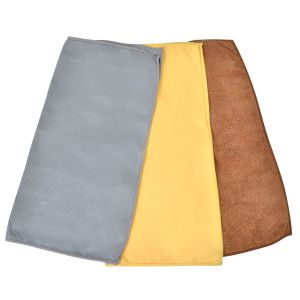 Почистваща кърпа за автомобил - микрофибърна - 3 бр.