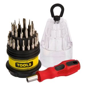 Отвертка с накрайници - 31 части