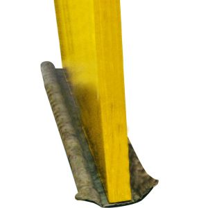 Стопер за врата - двустранен - сив - 78 см.