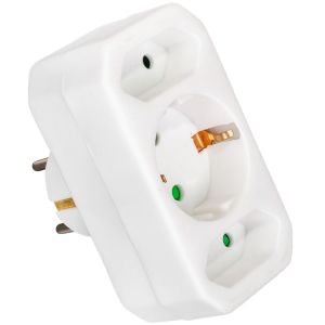 Адаптер за контакт - 3 гнезда - 3680 W