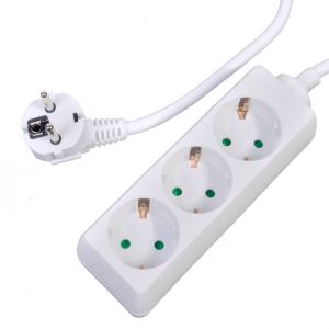 Разклонител - 3 гнезда - AVEC - 3000 W