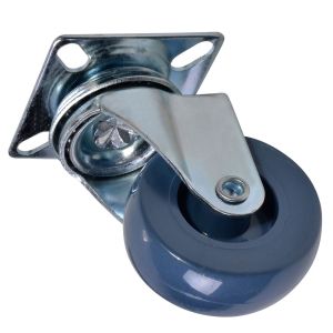 Колело за мебели - с планка - 4 бр.