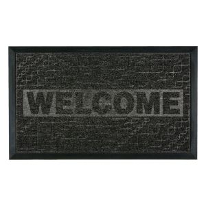 Входна изтривалка - графит - WELCOME - 45 x 75 см.