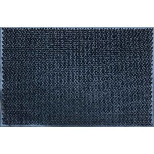 Входна изтривалка - графит - каучук - 40 x 60 см.