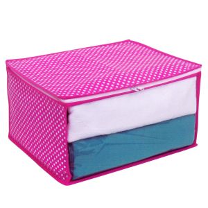 Калъф за дрехи - цикламен - 35 x 30 x 20 см.