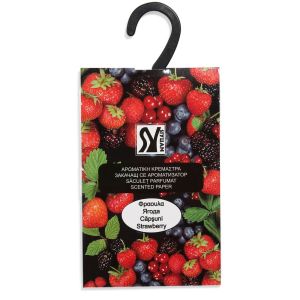 Закачащ се ароматизатор за гардероб - ягода - 38 гр.