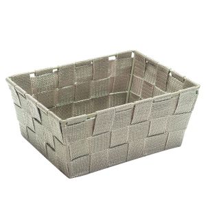 Кошница за съхранение - бежова - 22 x 16 х 8 см.
