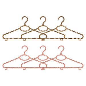 Закачалка - пластмасова - бежова - 6 бр.