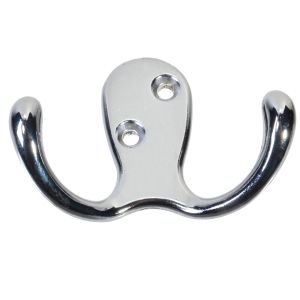 Закачалка - кукичка - двойна - метална - 8 см.