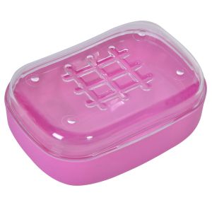 Сапунерка за пътуване - пластмасова - синя