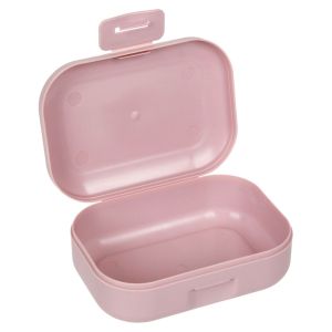 Сапунерка за пътуване - пластмасова - розова
