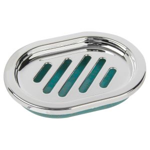 Сапунерка - пластмасова - сребриста