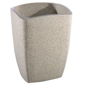 Поставка за четка и паста за зъби - пясък - 11 см.