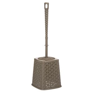 Четка за тоалетна - пластмасова - кафява - ратан - 39 см.