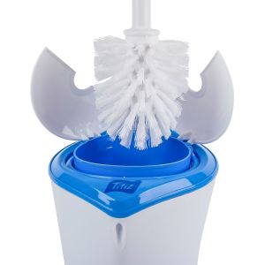 Четка за тоалетна - пластмасова - автоматичен капак - 41 см.