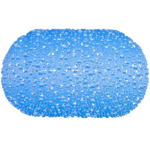 Противоплъзгаща постелка - синя - 38 х 69 см.